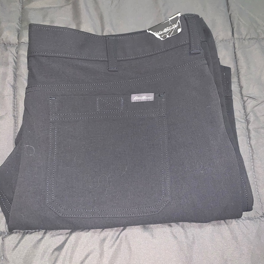 NWT Eddie Bauer Black Pants 40x32